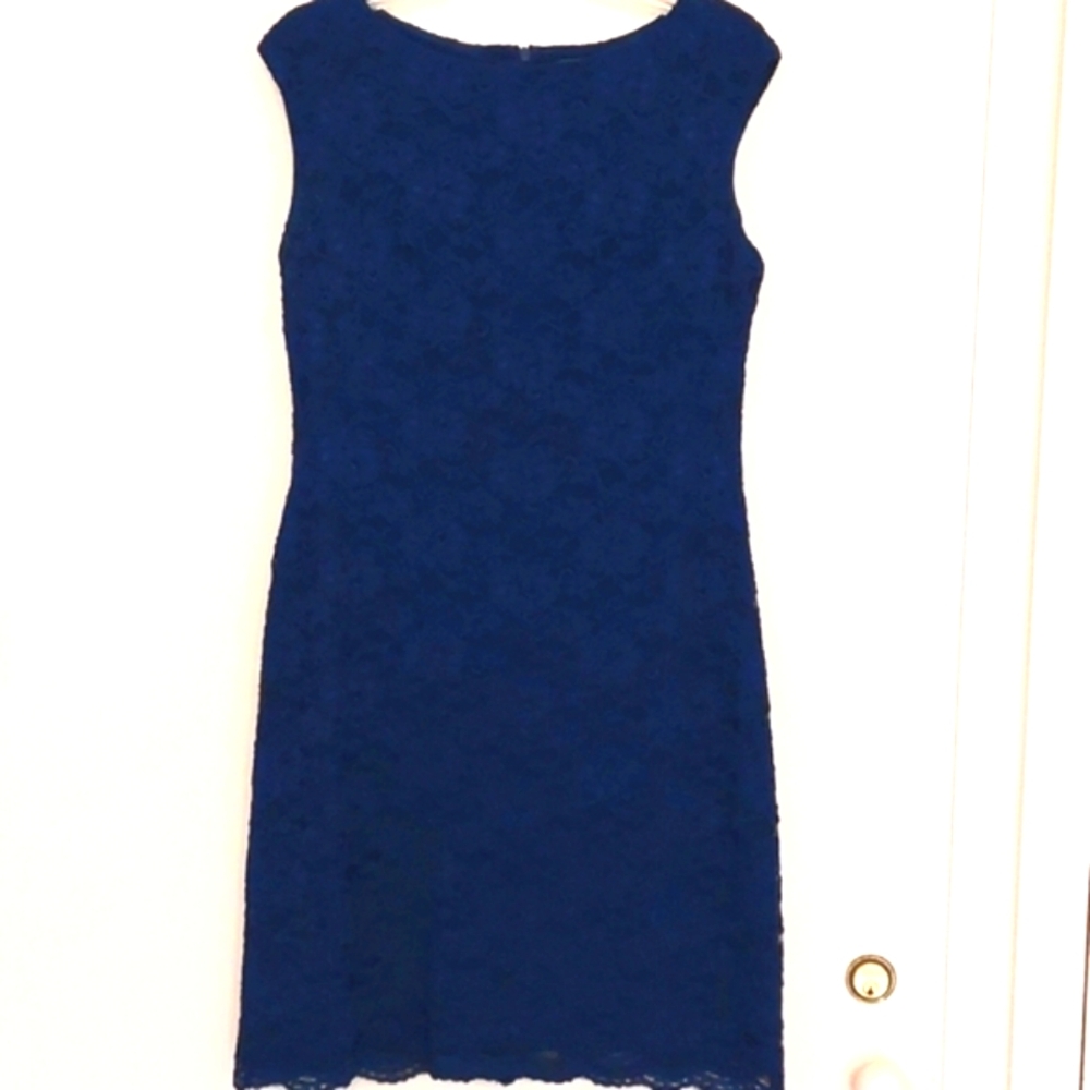 Ralph Lauren Blue Lace Dress